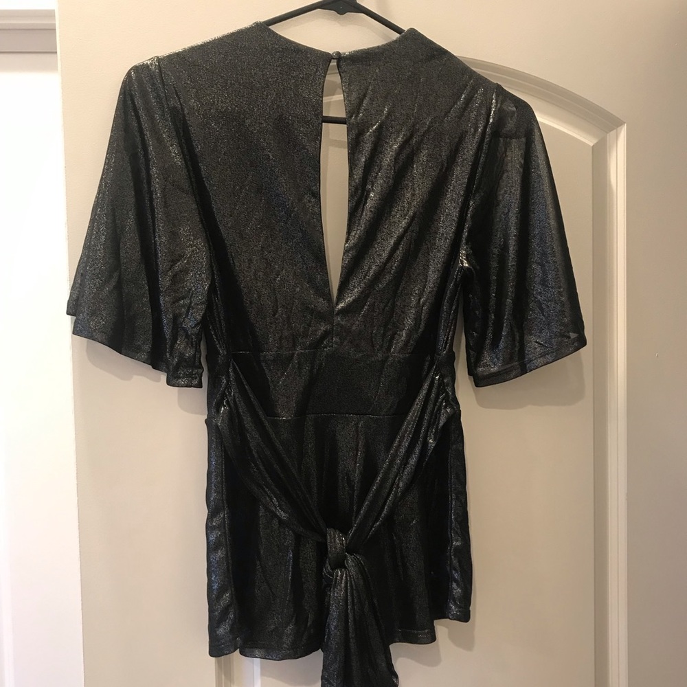 Express metallic wrap top, great for New Years eve - Picture 4 of 4